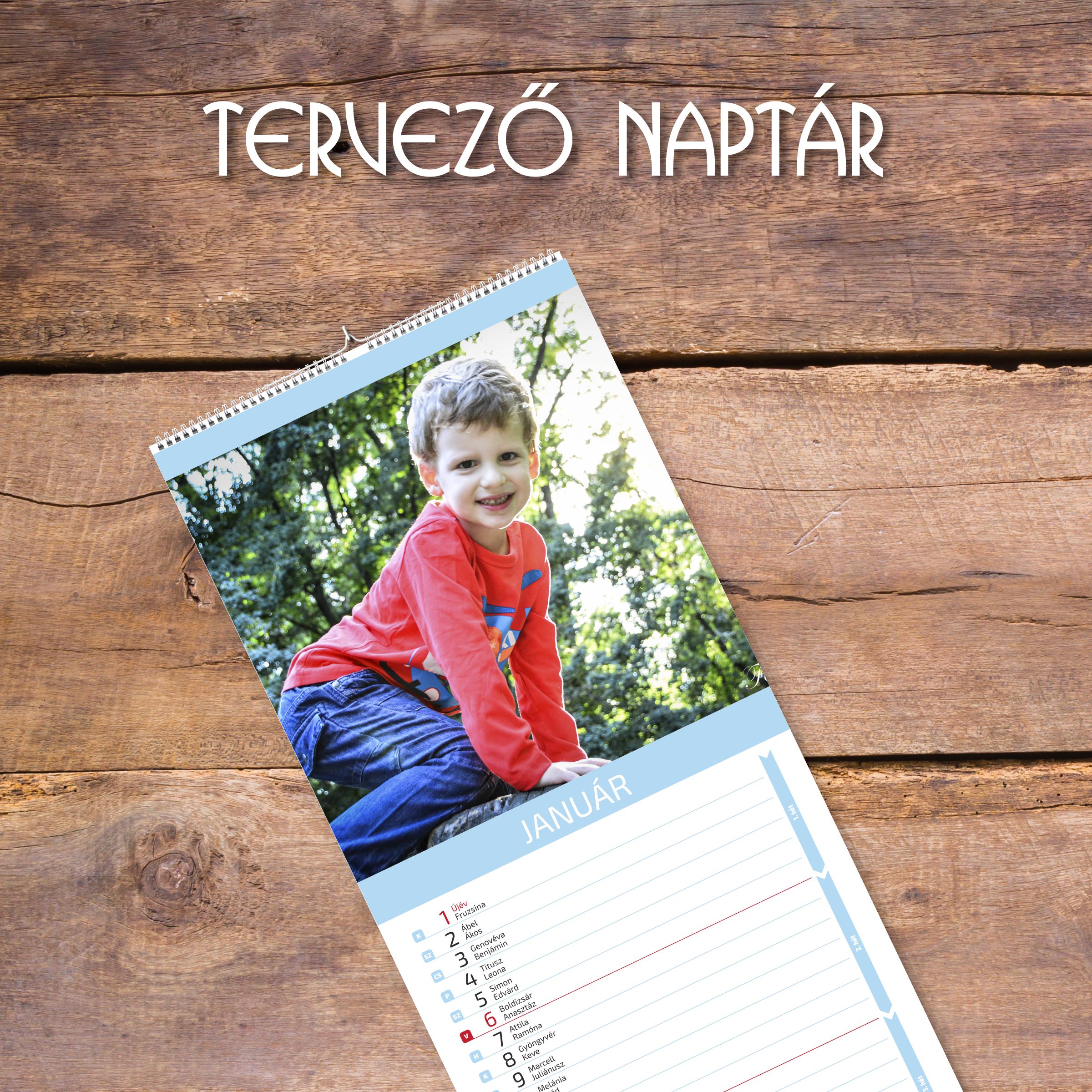 Tervező naptár (15×42 cm)